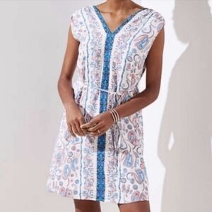 LOFT Paisley Summer Shift Dress